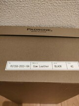 パドローネ プレーントゥウォータープルーフ ジャック8ブラック PADRONE WATERPROOFJACK8 BLK PU-7358-2033-16A　サイズ４２=27センチ_画像9