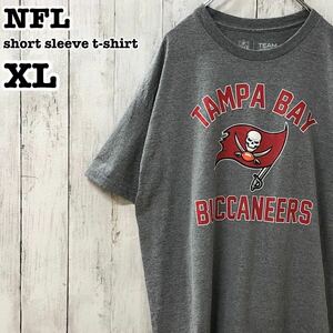 NFL USアメリカ古着 バッカニアーズ プリント 半袖Tシャツ XL