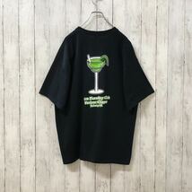 ギルダン US アメリカ古着 バー カクテル 両面プリント 半袖Tシャツ XL_画像6