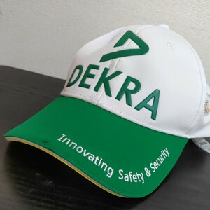 DEKRA キャップ　東京マラソン　2024　 dekra　innovating safety & security　帽子　白　緑　ホワイト　グリーン　0508-B1-SA7