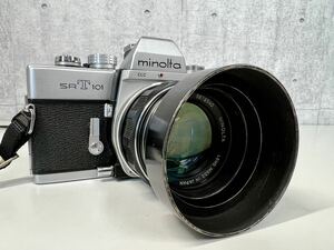 現役品【MINOLTA ミノルタ SRT101/MC Rokkor PF f＝58mm 1:1.4】フィルムカメラ 一眼レフ 本体 レンズのみ
