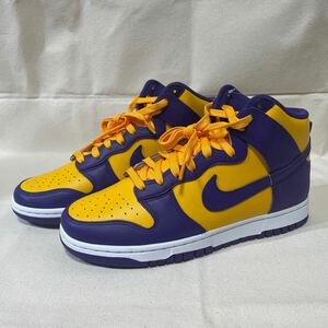 DUNK HIGH RETRO "LAKERS" DD1399-500 （コートパープル/コートパープル）