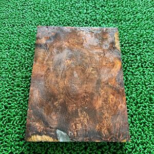  ② ローズウッド瘤 極上杢 大判板材 19.3×15×1.9cm 600g木材