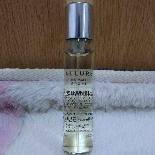 【CHANEL シャネル】 『アリュール オム スポーツ EDT』 リフィル 20ml １本♪♪♪ （~▽~＠）♪♪♪ ラスト！（~▽~＠）♪♪♪