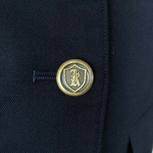 1円 ブレザー チェックスカート リボン 上下4点セット M トンボ 冬物 女子 学生服 東京工学院大学附属中学高校 紺 中古 ランクC NA2381の画像5