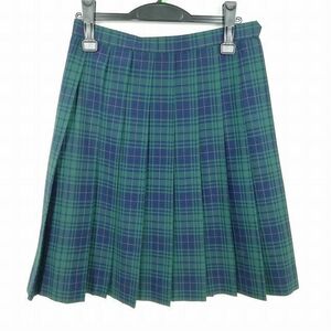 1 иен школьная юбка лето предмет w66- длина 57 проверка средний . средняя школа плиссировать школьная форма форма женщина б/у IN6545