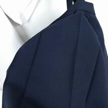 1円 セーラー服 スカート スカーフ 上下3点セット 175A 大きいサイズ トンボ 夏物 白3本線 女子 学生服 中学 高校 白 中古 ランクC NA4393_画像8