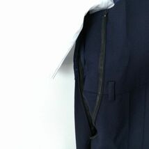 1円 ジャンパースカート バスト94 ウエスト76 冬物 女子 学生服 中学 高校 紺 制服 中古 ランク:C EY4752_画像3