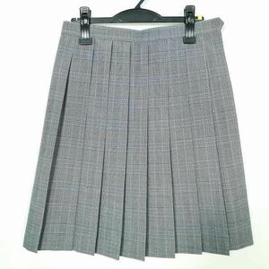 1 jpy school skirt summer thing w69- height 56 check middle . high school pleat school uniform uniform woman used IN6754