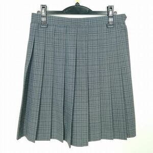 1 jpy school skirt summer thing w69- height 53 check middle . high school pleat school uniform uniform woman used IN6930