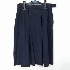 1 jpy school skirt summer thing w69- height 61 navy blue middle . high school pleat school uniform uniform woman used HK7980