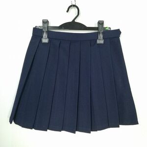 1 jpy school skirt winter thing w66- height 41 navy blue middle . high school forest britain . mini height pleat school uniform uniform woman used IN7149