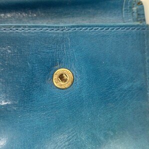 LOUIS VUITTON ルイヴィトン エピ 二つ折り 財布 ポルトビエ ウォレット ブルー系の画像7