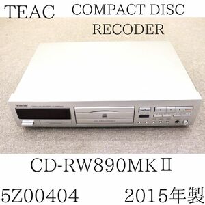 TEACteakCD-RW890 MKⅡ CD recorder COMPACT DISC RECODER 5Z00404 2015 year made 015HZBBG60