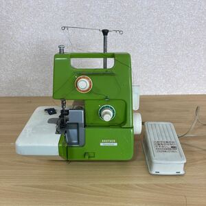 BROTHER Brother Homelock Home lock TE4-B521 overlock sewing machine retro sewing machine handicraft handcraft sewing tool sewing pedal attaching 4si5773