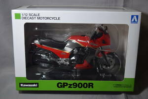 ■1/12アオシマ カワサキKawasaki GPZ900RニンジャNinja 赤灰【検】トップガンTOPGUNマーヴェリック トム・クルーズ