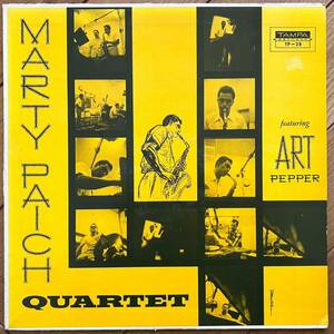 【準オリジナル】DG太溝 MONO 激レア 爆音　Marty Paich Quartet Featuring Art Pepper TAMPA TP-28