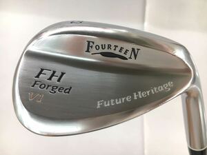 ウェッジ☆フォーティーン☆FH Forged V1 ニッケルクロム☆52度☆ダイナミックゴールド☆Flex:WEDGE☆35.25in☆D-3☆468g☆右☆即決価格