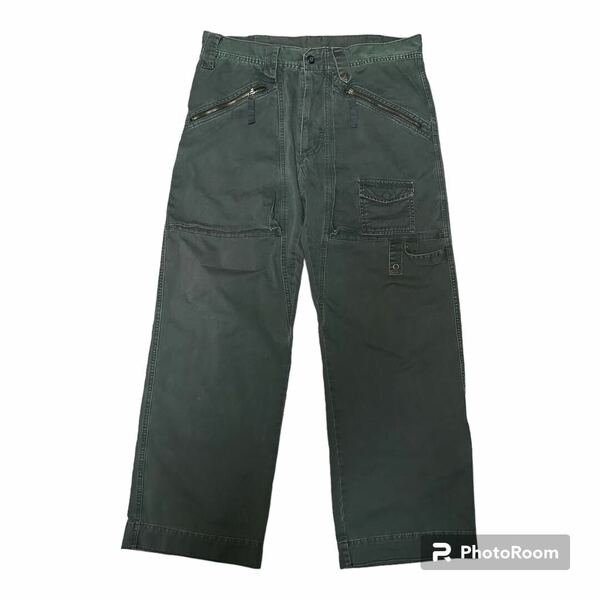 中古品 Y2K old DIESEL ミリタリー カーゴパンツ 32