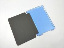 iPad mini1/2/3用 カバー PUレザー+ハードケース スタンド 薄型 ブルー_画像7