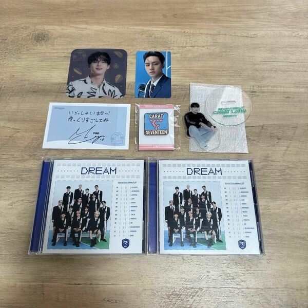 SEVENTEEN ミンギュ DREAM CD 会員バッジ セブチカフェ トレカ ケレン アクスタ セット