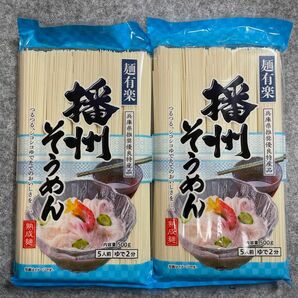 兵庫県推奨優良特産品　播州そうめん　5人前　500g×2袋セット 合計1kg