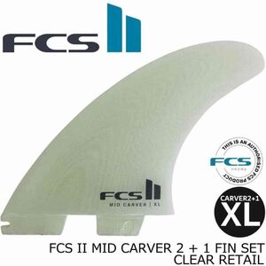 FCS 2 MID CARVER 2 + 1 FIN SET XLサイズエフシーエス ミッドカーバー 2+1セット 3枚セット