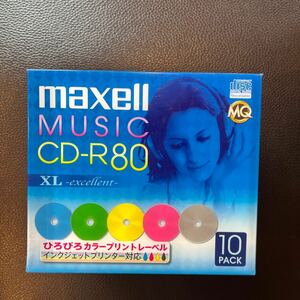 maxell CD-R new goods unopened 