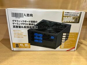 玄人志向 80Plus GOLD 1000W ATX電源ユニット プラグイン KRPW-GR1000W/90+ 