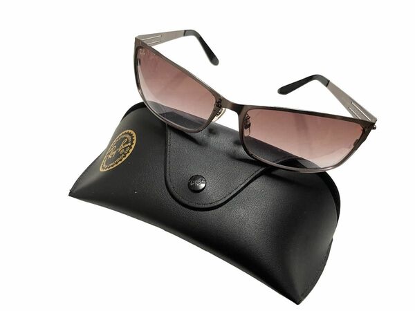 Ray Ban レイバン　RB3442 サングラス　ケース付き　メタル