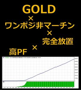 【口座縛りなし】GOLDの超厳選ポジEA　非ナンピン 低DD 低投資　3/10