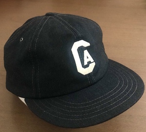 CA4LA 日本製 CAP デニム 刺繍 キャップ 黒 ビンテージ 風 Baseball タイプ 帽子 コラボ 多数 人気 ブランド 好きに も カシラ 共用