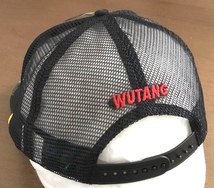 WU-TANG BRAND LIMITED キャップ CAMO 黒 メッシュ 迷彩 CAP ワッペン WU wear や 90’s スタイル カルチャー 好きに も 帽子 ウータン_画像3