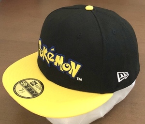 限定 ポケモン NEWERA コラボ CAP 帽子 キャラクター グッズ や THUNDERBOLT PROJECT 好きに も ニューエラ 黒 POKEMON CENTER ピカチュウ