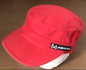 木梨 サイクル CAP キャップ KINASHI CYCLE 憲武 とんねるず 赤 タレント グッズ や 自転車 ブランド 好きに も 帽子 キナシ 共用 シェア