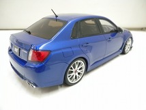 C5909★ottoモデル 1/18 スバル STi206 ブルー ミニカー 開封済中古_画像6