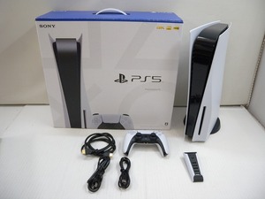 C5933★PS5本体 PlayStation 5 プレイステーション5 CUH-1200 825GB 印刷物欠品 ※USBハブおまけ 動作確認/初期化済/本体更新 中古現状渡し