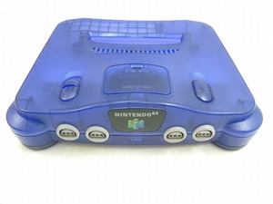 C5994★N64 NINTENDO64 本体のみ ミッドナイトブルー 動作チェック済 中古現状渡し