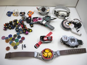 C6073* Kamen Rider toy parts etc. complete set set large amount set sale condition no check present condition delivery [ Junk ]