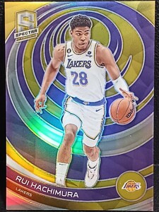 【10/10】2022-23 Panini Spectra Basketball Rui Hachimura NBA 八村塁 ラストナンバー Gold Lakers