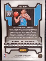2023-24 Panini Prizm Basketball Keyontae Johnson RC NBA ルーキー Thunder _画像2