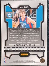 2023-24 Panini Prizm Basketball Azuolas Tubelis RC NBA ルーキー 76ers Sixers _画像2