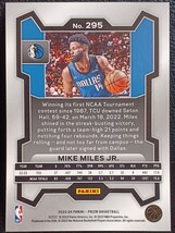 2023-24 Panini Prizm Basketball Mike Miles Jr. RC NBA ルーキー Mavericks _画像2