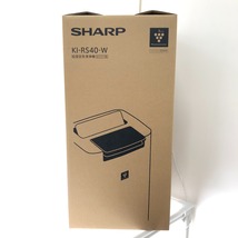 □□【1円スタート】 SHARP シャープ 加湿空気清浄機 プラズマクラスター25000 KI-RS40-W ホワイト系 未使用に近い_画像1