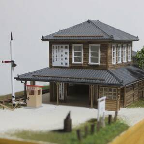 頸城鉄道始発駅 新黒井駅舎 HOn 1/87の画像3