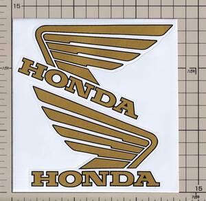  Honda HONDA wings te car large Gold gold color gold CBX400F CB250T CBR400F CB400 Super Four baren Tino Rossi 