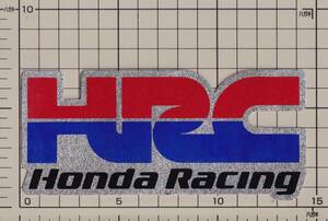 ホンダ HRC レーシングチーム HONDA Raching ステッカー 大 スパンコール 青