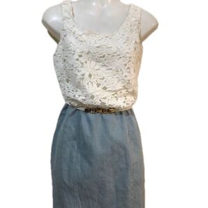 リエンダ 切り替えミニワンピ