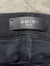 AMIRI fear of god レオパード スラッシャー ブラックデニム 29_画像5