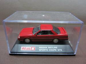  Real-X *NISSAN SKYLINE SPORTS COUPE GTS red * Skyline hiskore3rd*REAL-X